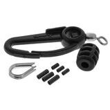 Scotty Insulating Terminal Kit with Snap Hook, Bumper & 3 Sleeves